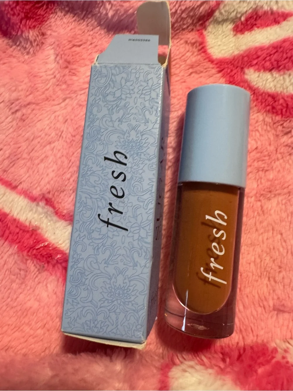 fresh Sugar Treat Lip Oil in Honey - Hydrating Brown Lip Oil New In Box
